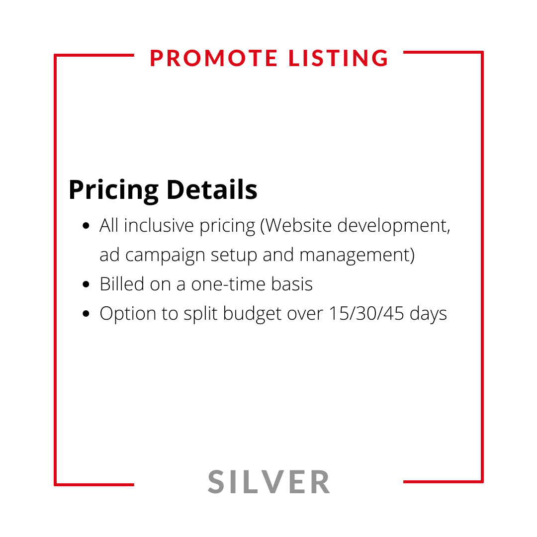 Promote A Listing Silver - Image 4